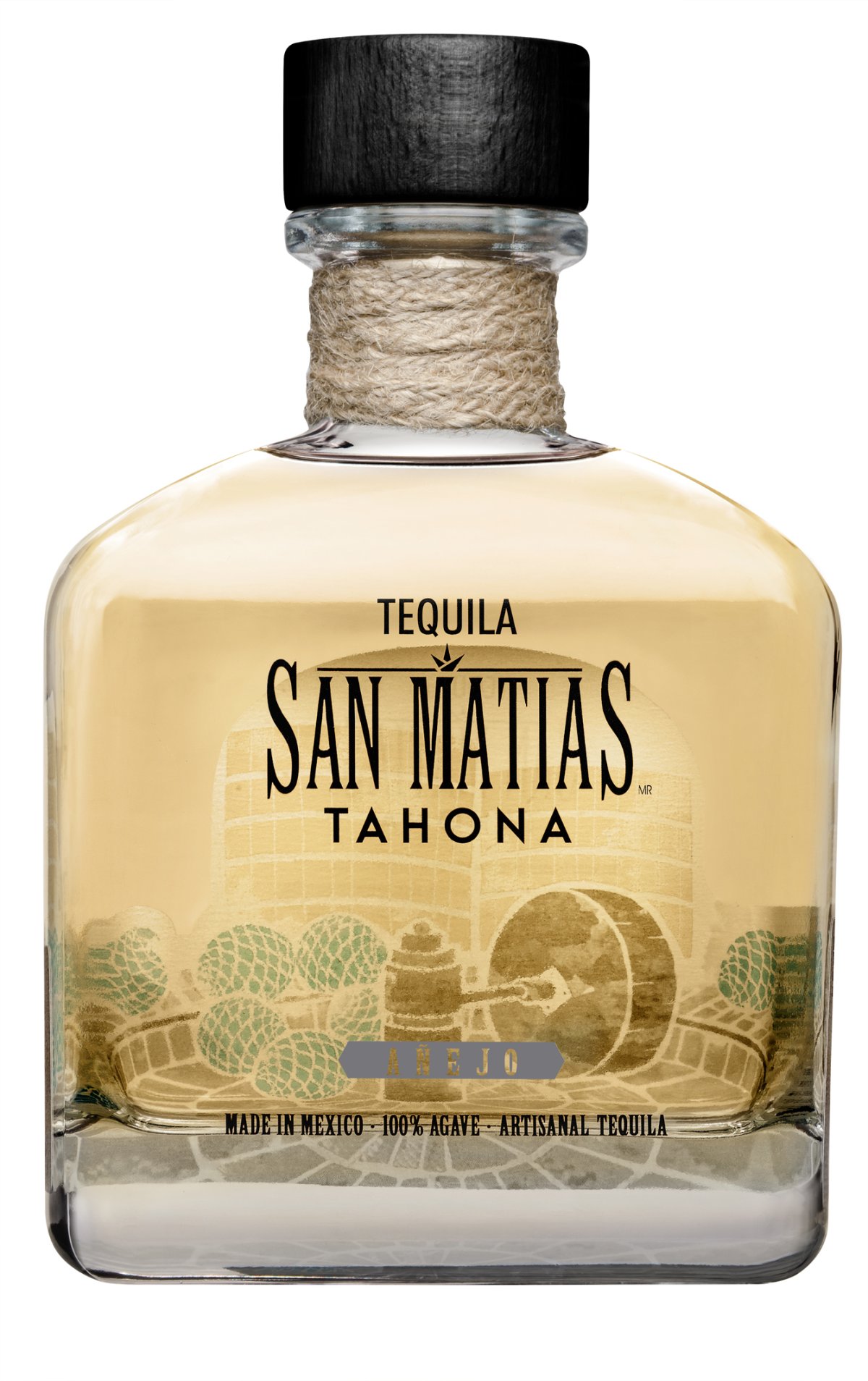 San Matías Tequila Tahona Añejo 70 cl. 38 TEQUILA VIN MED MERE .DK