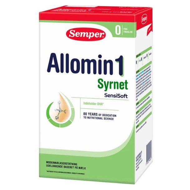 Semper Allomin Syrnet 1 Modermælkserstatning 0-6 mdr. 700 g. 