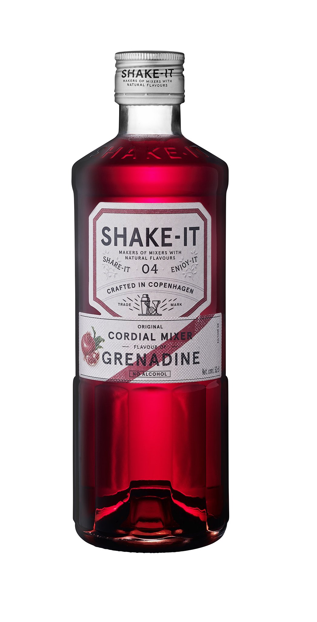 ShakeIt Cordial Mixer Grenadine 50 cl. SIRUP TIL DRINKS VIN MED