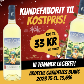 Ardeche Garidelles Blanc 2023 75 cl. 13,5%