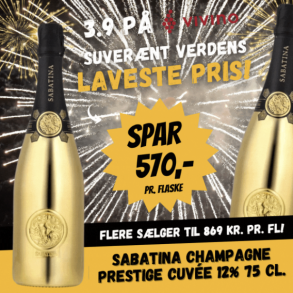 Sabatina Champagne Prestige Cuve 12% 75 CL.