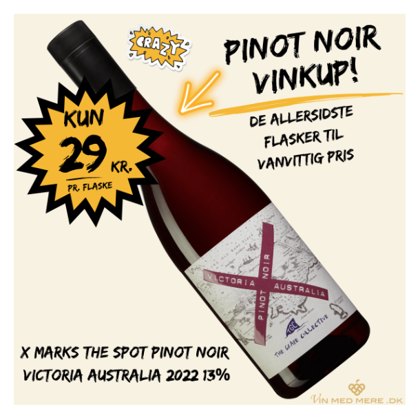 X Marks the Spot Pinot Noir Victoria Australia 2022 13%