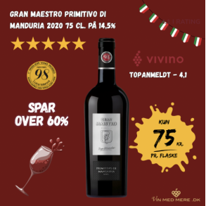 Gran Maestro Primitivo di Manduria 2020 75 cl. 14,5%