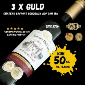 Chateau Baffort Bordeaux AOP 2019 15%