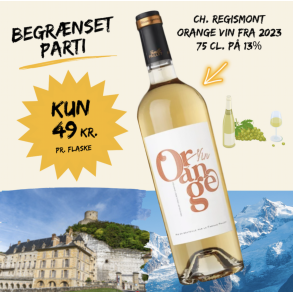 Ch. Regismont Orange vin 2023 75 cl. 13%