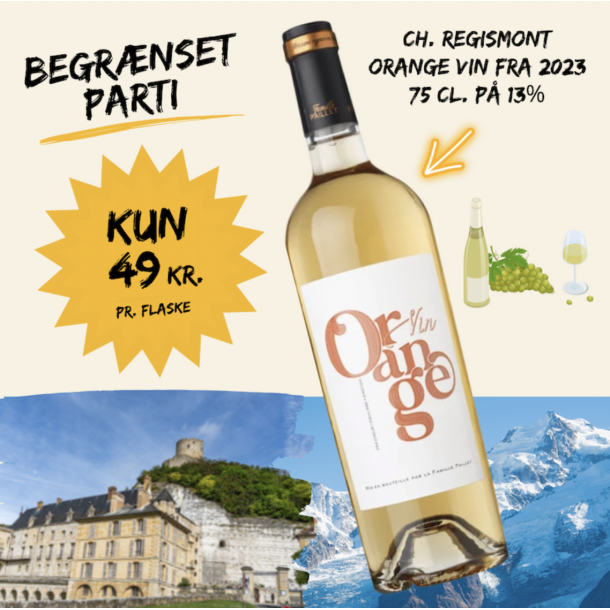 Ch. Regismont Orange vin 2023 75 cl. 13%