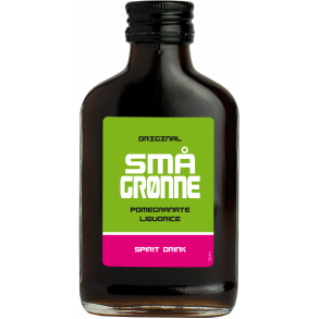 Små Grønne Pomegranate Liquorice Shot 10 cl. - 16,4%