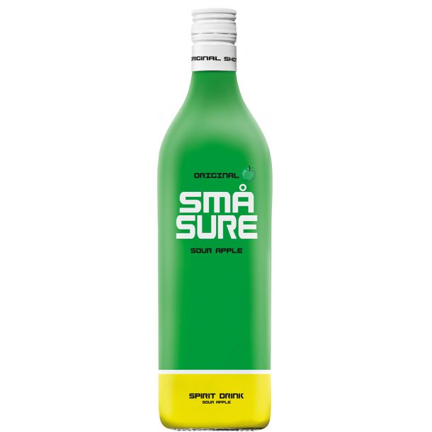 Små Sure Sour Apple Shot 100 cl. - 16,4%