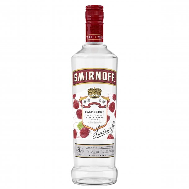 Smirnoff Vodka Raspberry 70 cl. - 37,5%