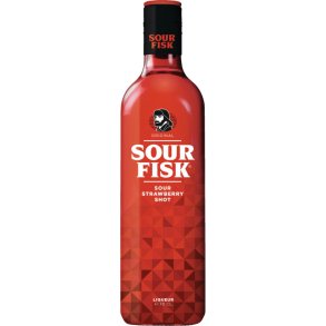 Sour Fisk Strawberry Shot 70 cl. - 15%