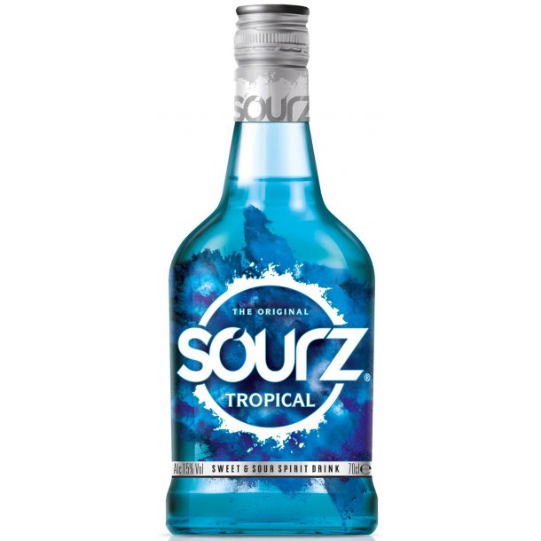 Sourz Tropical Blue likør - 15%