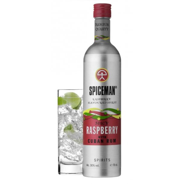 Spiceman Raspberry Cuban spiritus 70 cl. - 30%