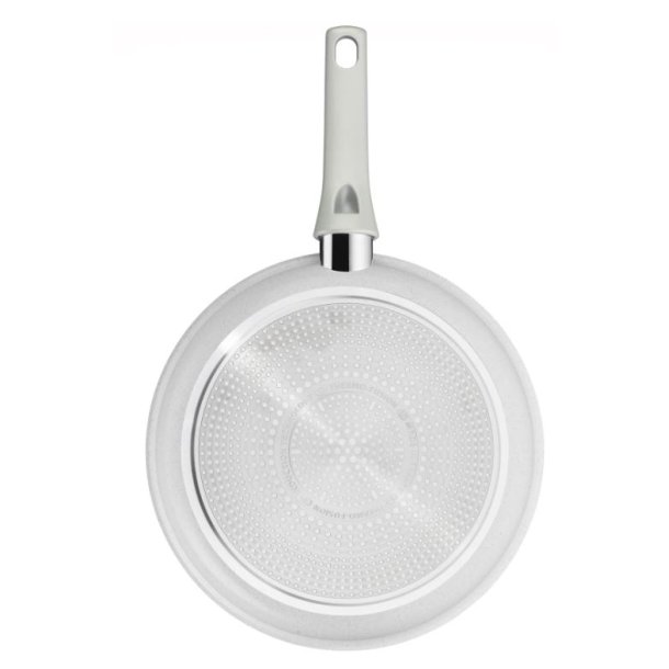 TEFAL Natural Chef Stegepandest White/Grey  24 cm &  28 cm. 