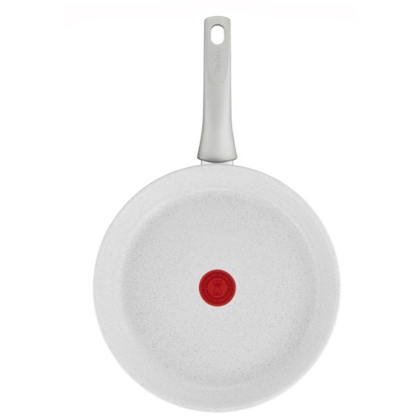 TEFAL Natural Chef Stegepandest White/Grey  24 cm &  28 cm. 
