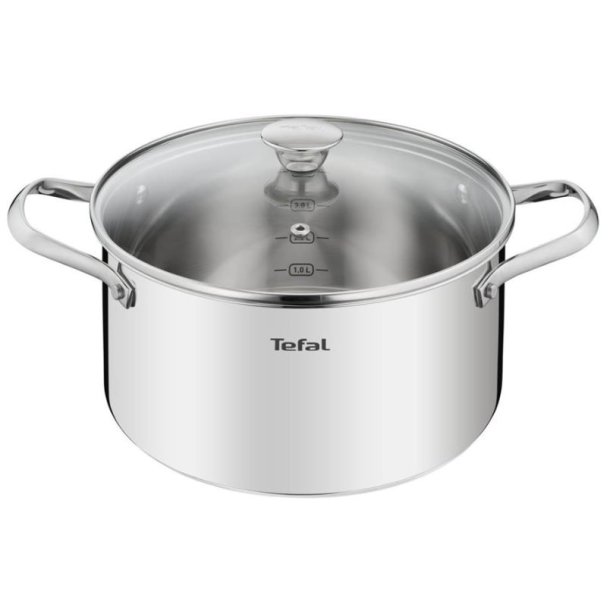 TEFAL Cook Eat Grydesæt m. låg 6 dele   