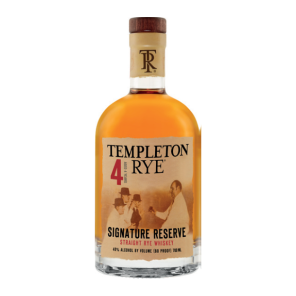 Templeton Rye Bourbon 4 Years Old 70 cl. - 40%
