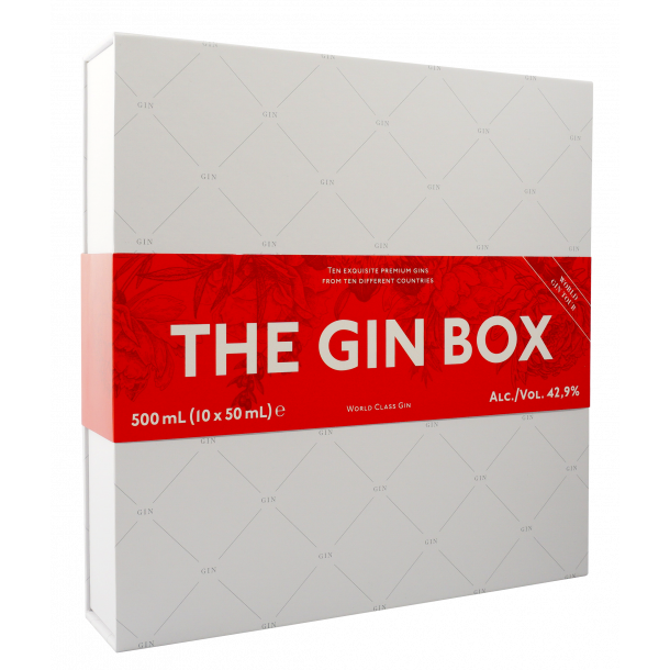 The Gin Box World Tour - 10 flasker a´ 5 cl.