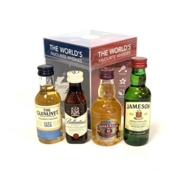 The World's Favourite Whiskies 4x5 cl.