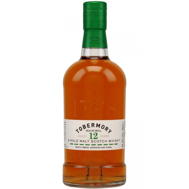 Tobermory 12 Year Whisky 46,3% 70 cl.