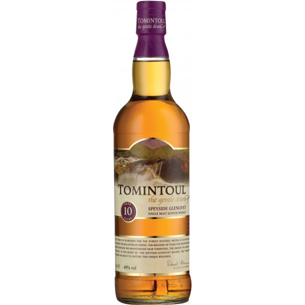 Tomintoul 10 Years Speyside-Glenlivet Single Malt Scotch Whisky 35 cl. - 40%