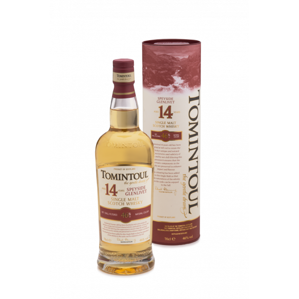 Tomintoul 14 Years Speyside-Glenlivet Single Malt Scotch Whisky 70 cl. - 46%