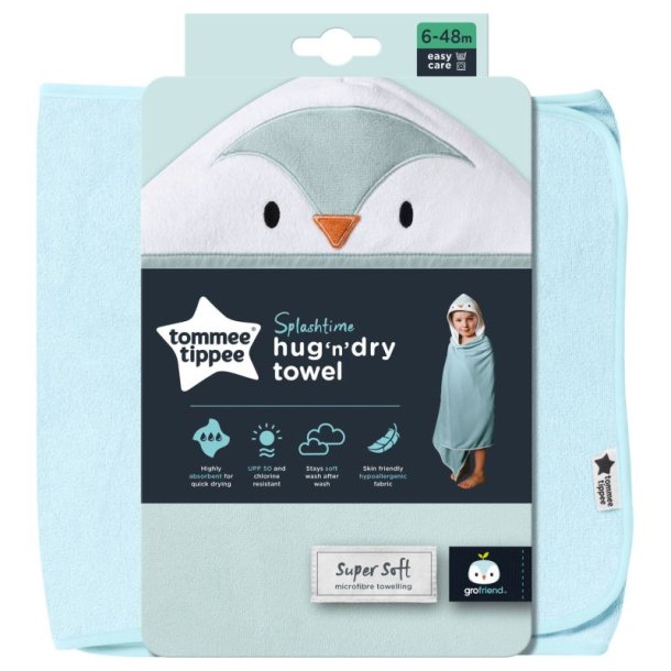 Tommee Tippee Gro Percy the Penguin Hndklde Lysebl