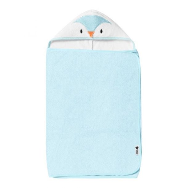 Tommee Tippee Gro Percy the Penguin Håndklæde Lyseblå