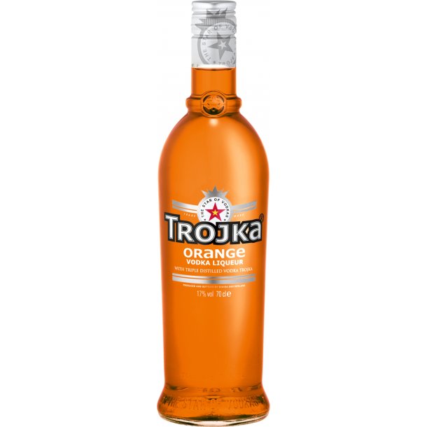 Trojka Orange Vodka 70 cl. - 17%