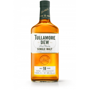 Tullamore D.E.W. Irish Whiskey 18 Year Old Single Malt 70 cl. - 41,3%