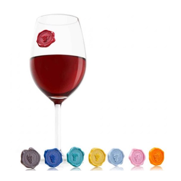 Vacu Vin - Glasmarkrer (8 stk.)