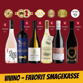 VIVINO SMAGEKASSE BRONZE - 6 flasker