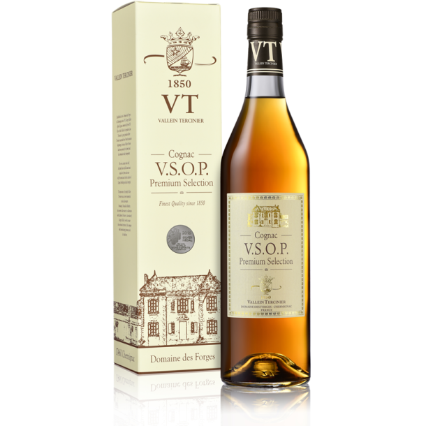 Vallein Tercinier VSOP Cognac i gaveske 70 cl. - 40%