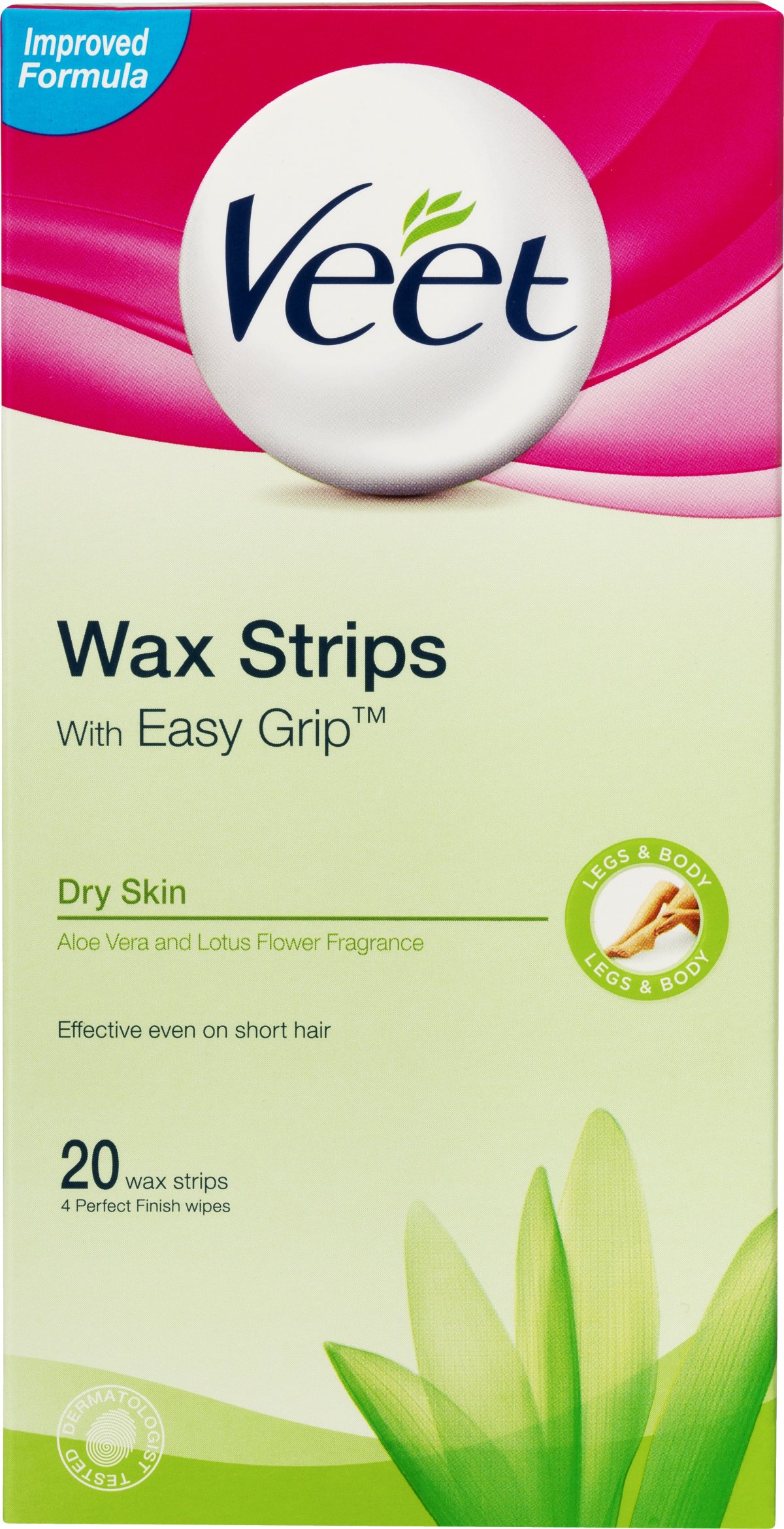 Veet wax strips dry skin clearance