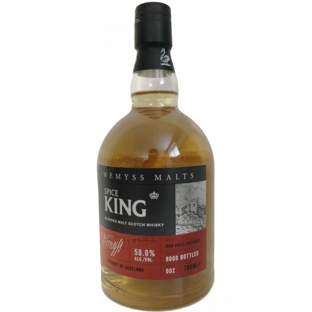 Wemyss Malts Spice King Batch Strength Limited Edition Whisky 70 cl. - 58%