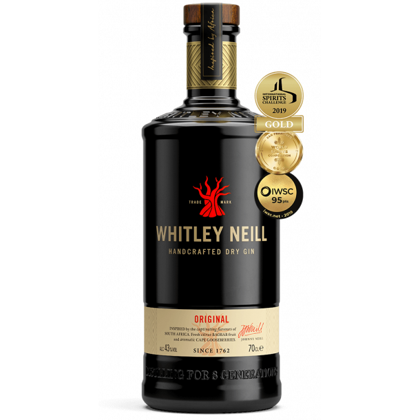 Whitley Neill Original Handcrafted Dry Gin 70 cl. - 43%