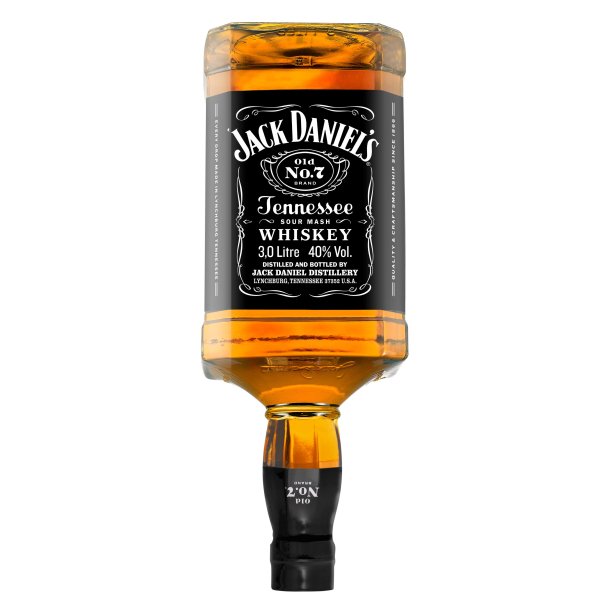 Jack Daniels Black Label Old no. 7 40% 300CL Magnum Wall label