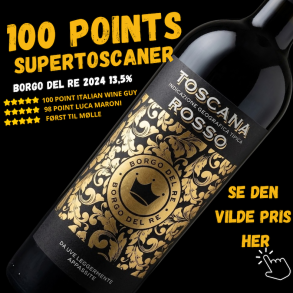 100 points Supertoscaner - Borgo Del Re 2024 13,5%
