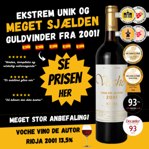 Voche Vino De Autor Rioja 2001 13,5%