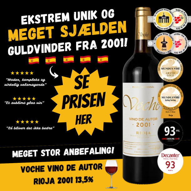 Voche Vino De Autor Rioja 2001 13,5%