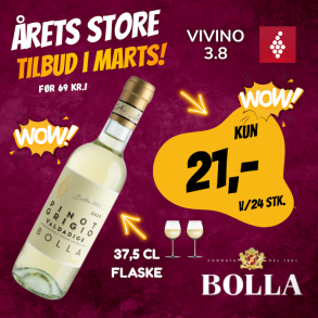 Bolla Pinot Grigio Valdadige 2023 37,5 cl. 12,5%