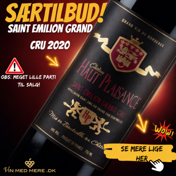 Chateau Haut Plaisance Saint Emilion Grand Cru 2020 75 cl. 14%
