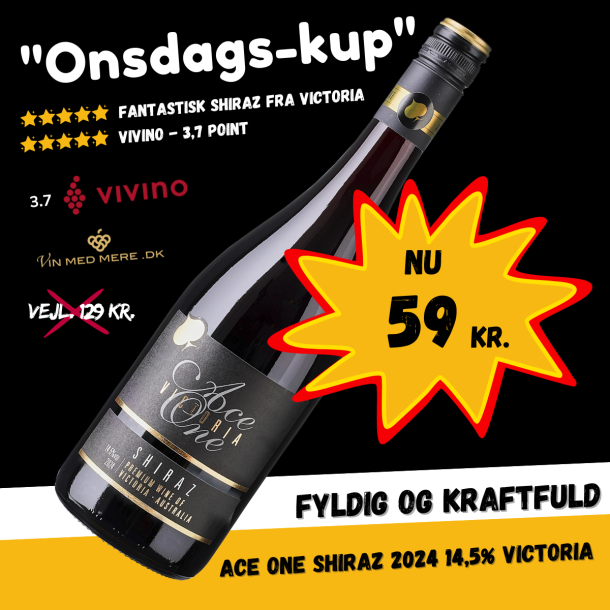 Ace One Shiraz 2024 14,5% Victoria 