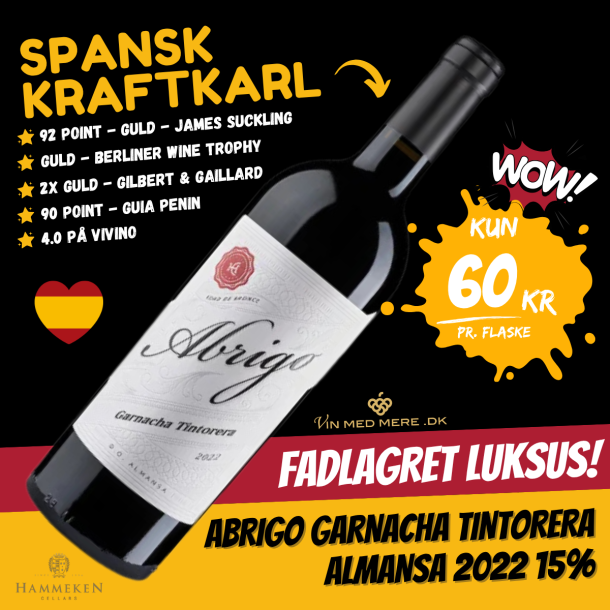 Abrigo Garnacha Tintorera Almansa 2022 15%