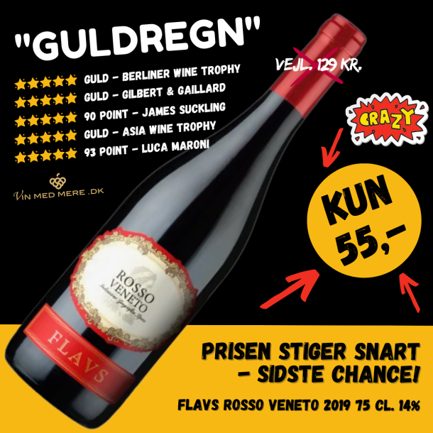 Flavs Rosso Veneto 2019 75 cl. 14%