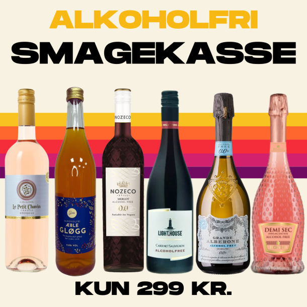 ALKOHOLFRI SMAGEKASSE - 6 flasker