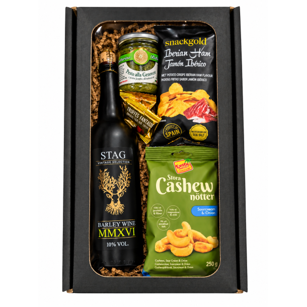 Skovlyst Stag Barley �l og Snacks Gave�ske 269 kr.