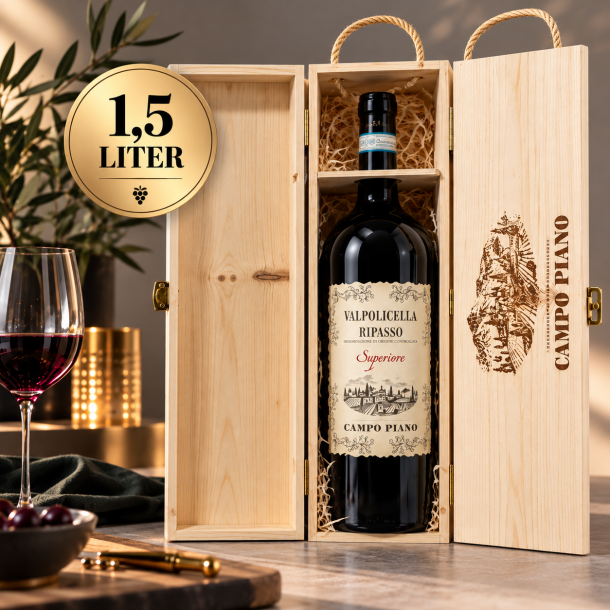 1,5 LITERS Magnum Valpolicella Ripasso Superiore 15% Campo Piano