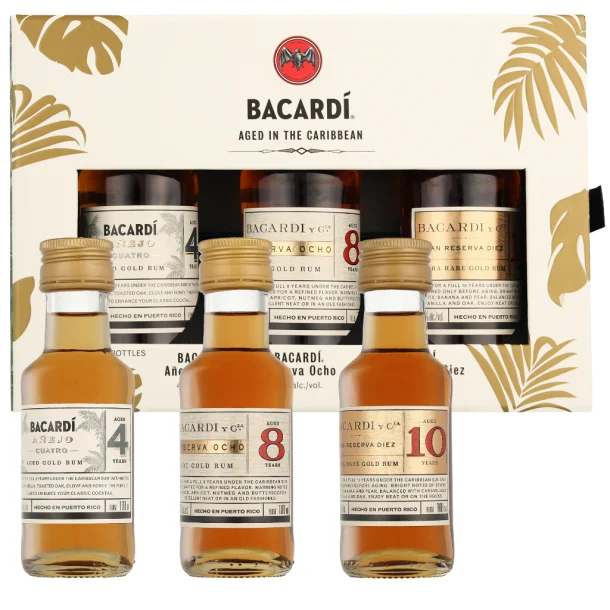 Bacardi Discovery Pack 3 x 10 cl. 40%