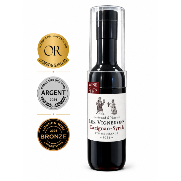 Bertrand & Vincent Les Vignerons Carignan - Syrah 2024 18,7 cl.