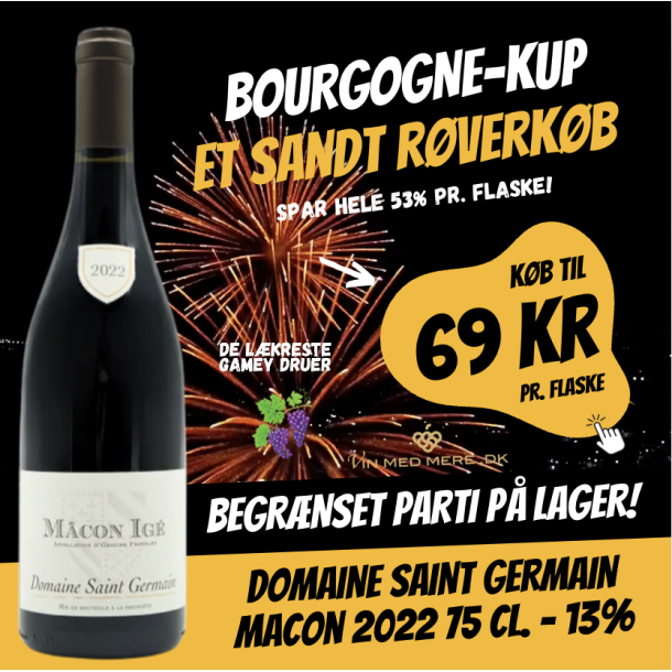 Domaine Saint Germain Bourgogne Macon 2022 75 cl. - 13% 